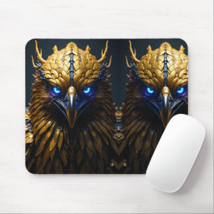 Mousepad Águia Ouro cibernética