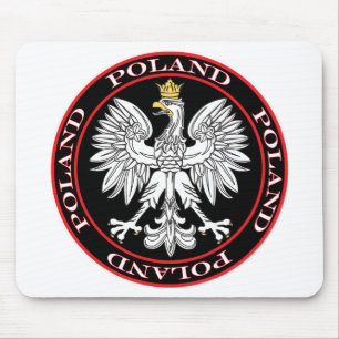Mousepad Águia Polonesa redonda