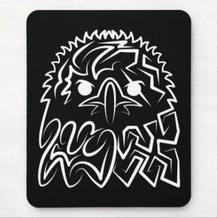 Mousepad Águia Tribal Negra