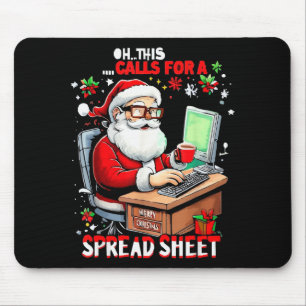 Mousepad Ah, Isso Pede Uma Planilha, Excel Engraçado Chris