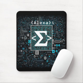 Mousepad Ai - Tecnologia - Monograma de Codificação - Sigma