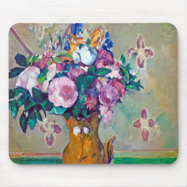 Mousepad Ainda com Flores, Paul Cezanne (Frente)