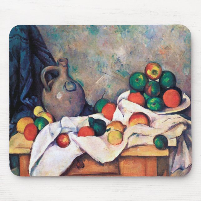 Mousepad Ainda com Frutas, Paul Cezanne (Frente)