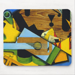 Mousepad Ainda com uma guitarra de Juan Gris
