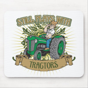 Mousepad Ainda jogos com tratores verdes