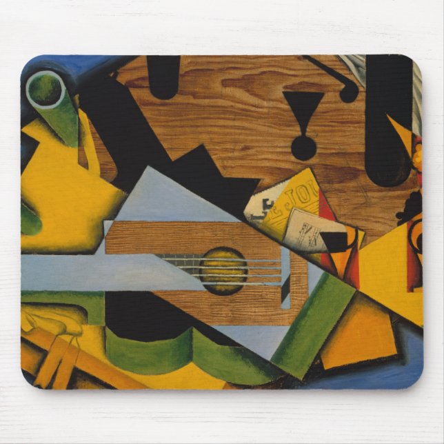 Mousepad Ainda vida com uma guitarra (Frente)
