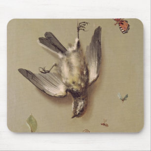 Mousepad Ainda vida dos pássaros e das cerejas inoperantes