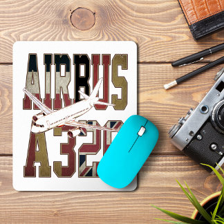 Mousepad Airbus a320 Avião de Linha. Bandeiras Europeias Vi