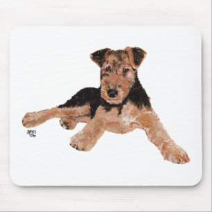Mousepad Airedale, Lakeland, Welsh Terrier Pup