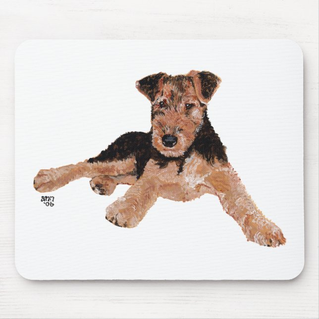 Mousepad Airedale, Lakeland, Welsh Terrier Pup (Frente)