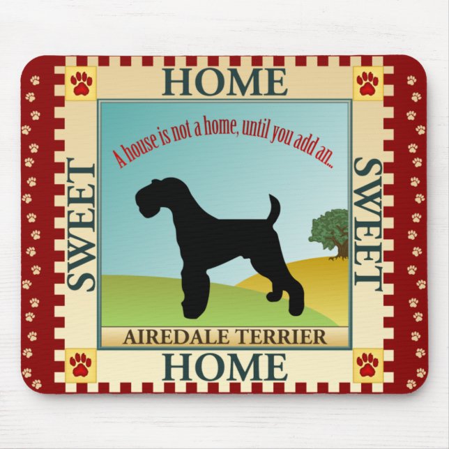 Mousepad Airedale Terrier [ADT] (Frente)