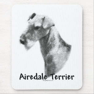 Mousepad Airedale Terrier Charcarboneto