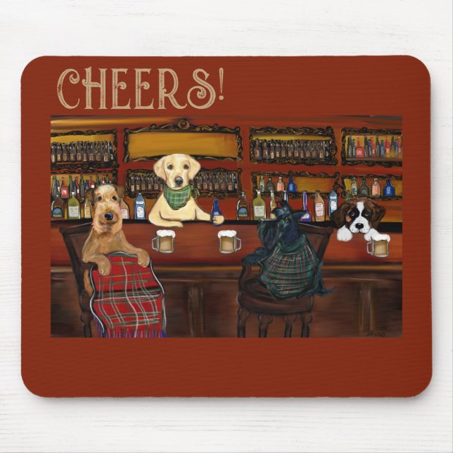 MOUSEPAD AIREDALE TERRIER E AMIGOS (Frente)