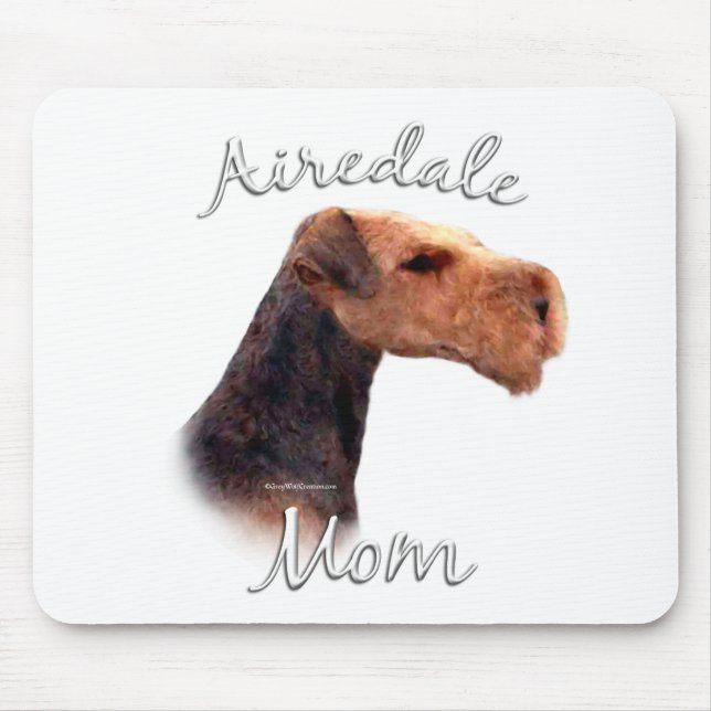 Mousepad Airedale Terrier Mãe 2 (Frente)