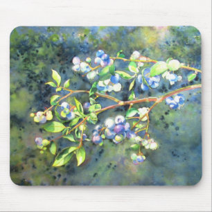 Mousepad Airelas, pintura de fruta romântica