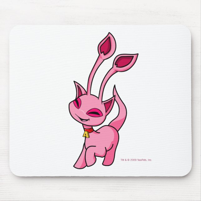 Mousepad Aisha cor-de-rosa Prancing (Frente)