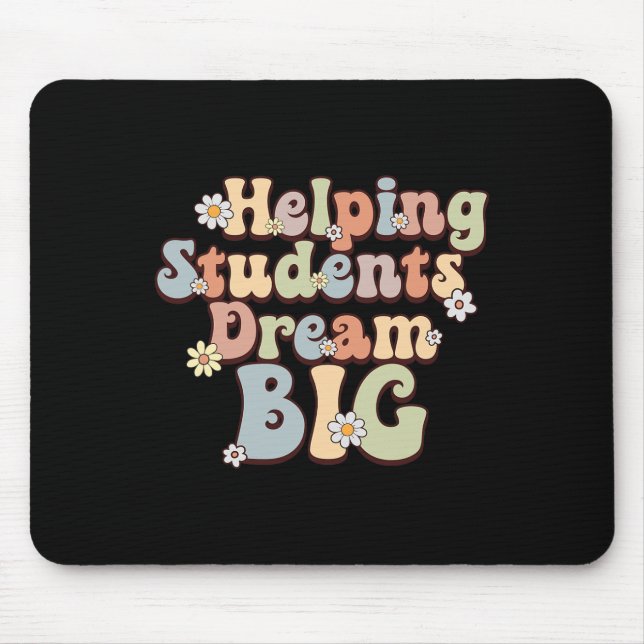 Mousepad Ajudando estudantes a sonhar grande conselheiro es (Frente)