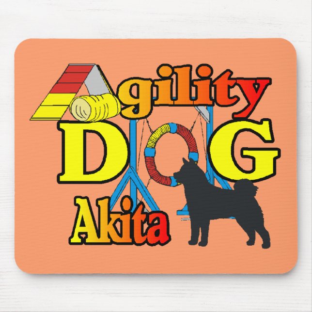 Mousepad Akita Agilidade (Frente)