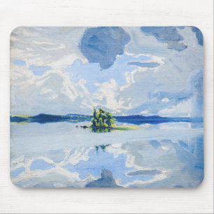 Mousepad Akseli Gallen-Kallela - Nuvens acima de um lago