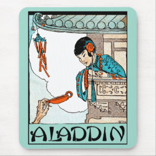 Mousepad Aladdin Chinese Vintage Magic Lanterna