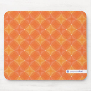 Mousepad alaranjado do círculo