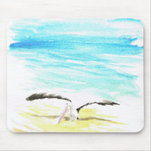 Alas de estiramento pelicanas