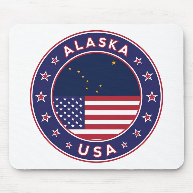 Mousepad Alasca, Estados Unidos (Frente)