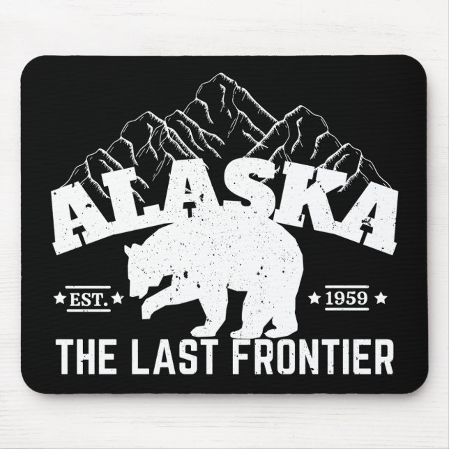 Mousepad Alasca, Último Urso Polar Fronteiriço (Frente)