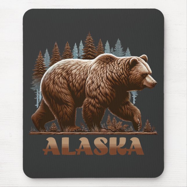 Mousepad Alaska Grizzly Bear (Frente)