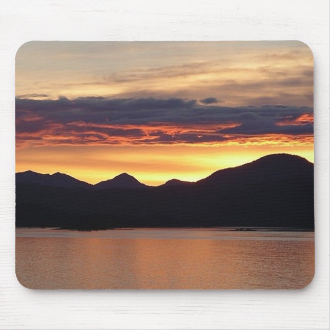 Mousepad Alaskan Sunset I Beauful Alaska Photoics (Frente)