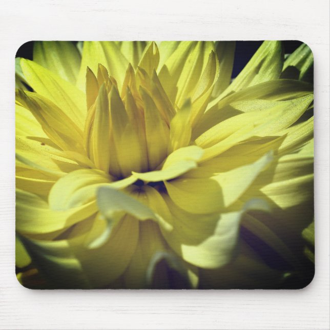 Mousepad Alavanca Amarelo Flores Altos (Frente)