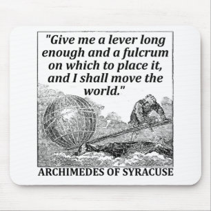 Mousepad Alavanca de Archimedes