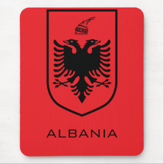 Mousepad Albanian National Coat of Arms Heritage Ink