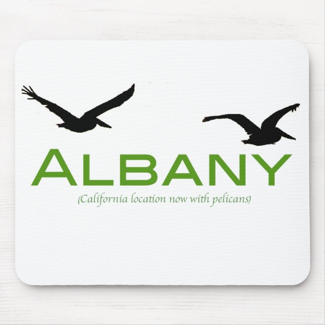 Mousepad Albany, agora com pelicanos (Frente)