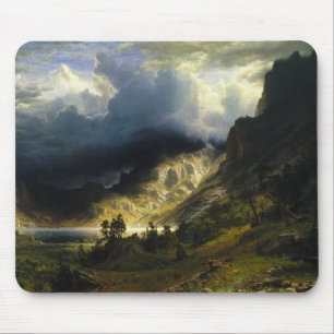 Mousepad Albert Bierstadt "Uma Tempestade nas Montanhas Roc