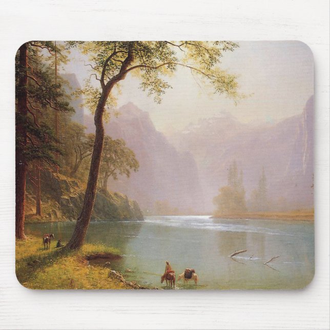 Mousepad Albert Bierstadt, Vale do Rio Kerns Califórnia (Frente)