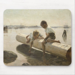 Mousepad Albert Edelsense - Dois meninos em um registro