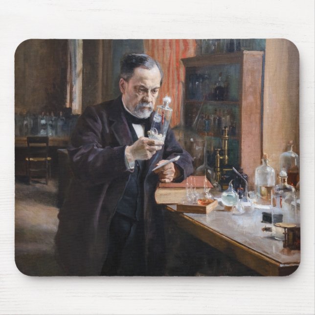 Mousepad Albert Edelsense - Retrato de Louis Pasteur (Frente)