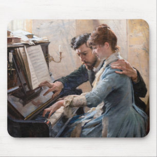 Mousepad Albert Edelsense - Tocando o Piano