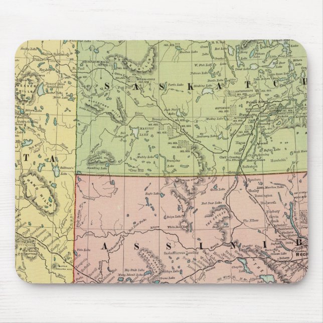Mousepad Alberta, Saskatchewan (Frente)