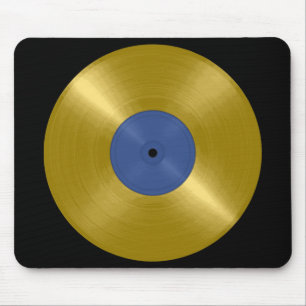 Mousepad Álbum gravado Dourado