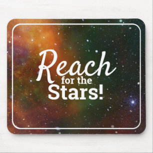 Mousepad Alcance as Estrelas Estímulo Cosmos Espaço