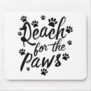 Mousepad Alcance Para A Tipografia De Paws