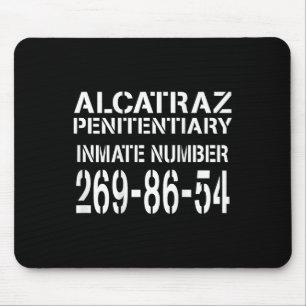 Mousepad Alcatraz Prisão Engraçado Prisioneiro Costume Hall