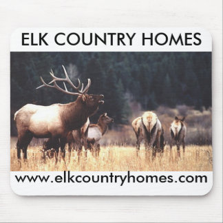 Mousepad Alces, CASAS do PAÍS dos ALCES, www.elkcou… -