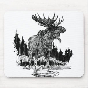 Mousepad Alces velhos grandes