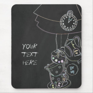 Mousepad Alcoba Alice no palco de Teacups em Wonderland