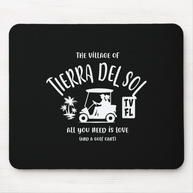 Mousepad Aldeia De Tierra Del Sol Tv Fl Golf Cart Desi (Frente)