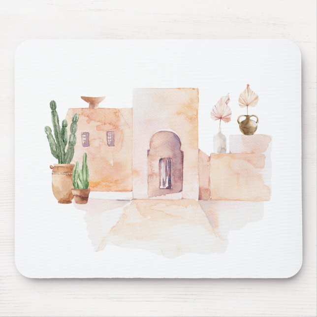 Mousepad Aldeia do Deserto em Marrocos (Frente)