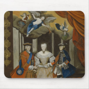 Mousepad Alegoria da paz de Dresden, 1745